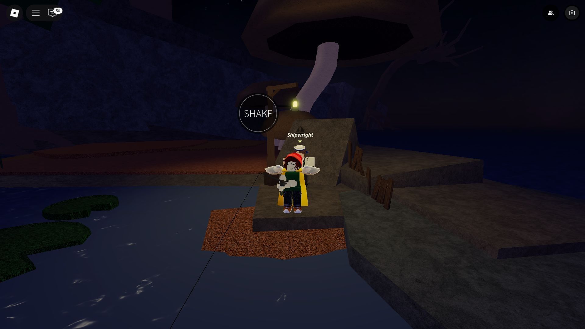 Completing the Bubble Mermaid&#039;s quest (Image via Roblox)