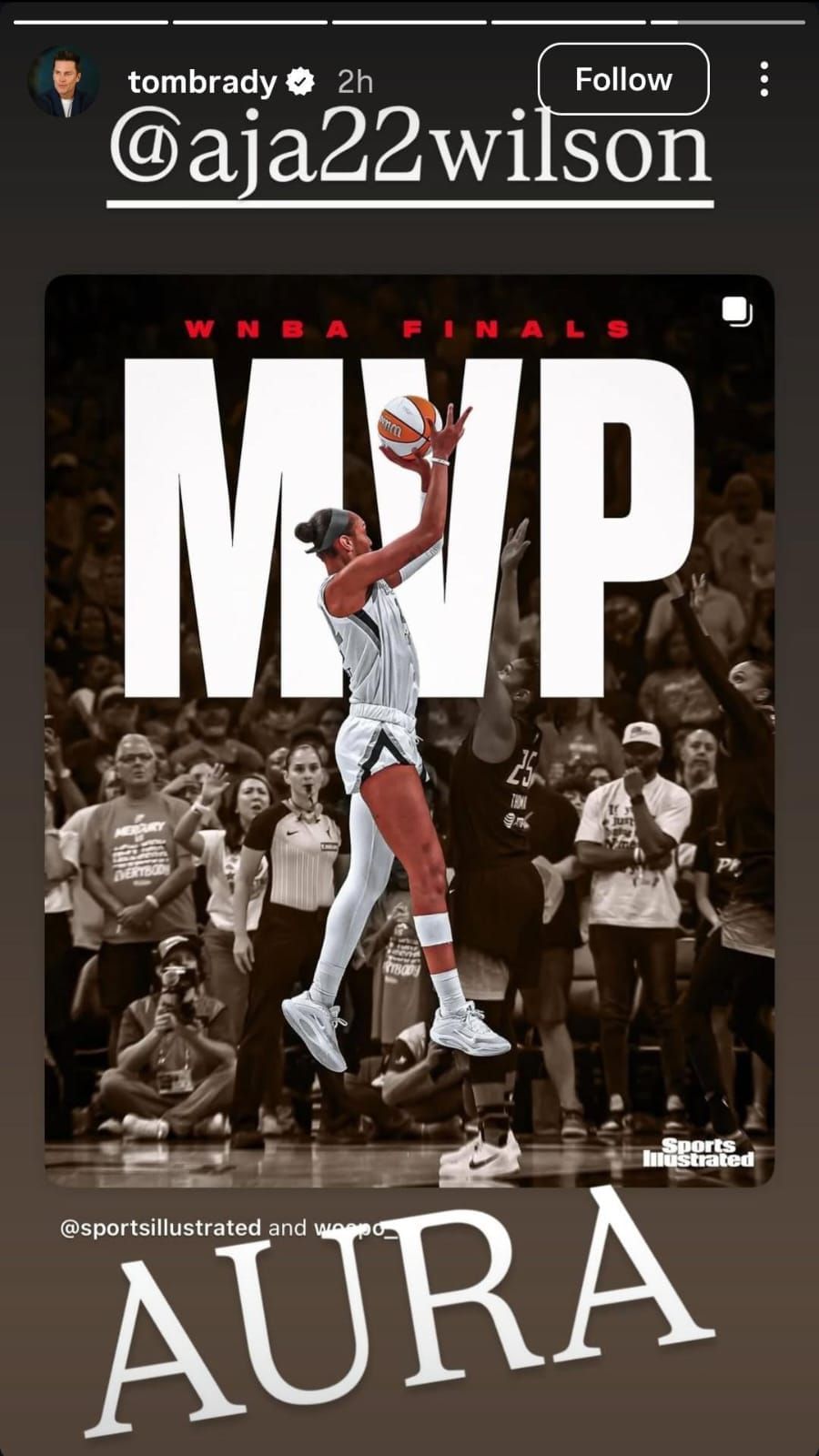 Brady&#039;s IG story
