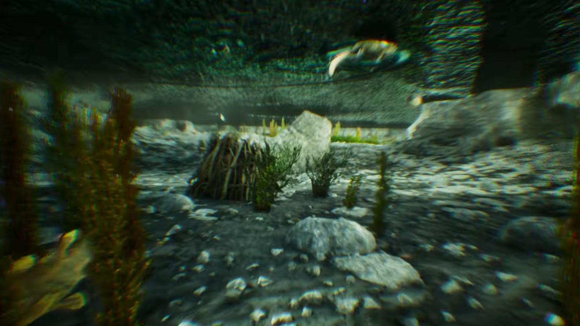 Search underwater near the castle for smaller Beaver Dams (Image via YouTube @JonnaX || Studio Wildcard)