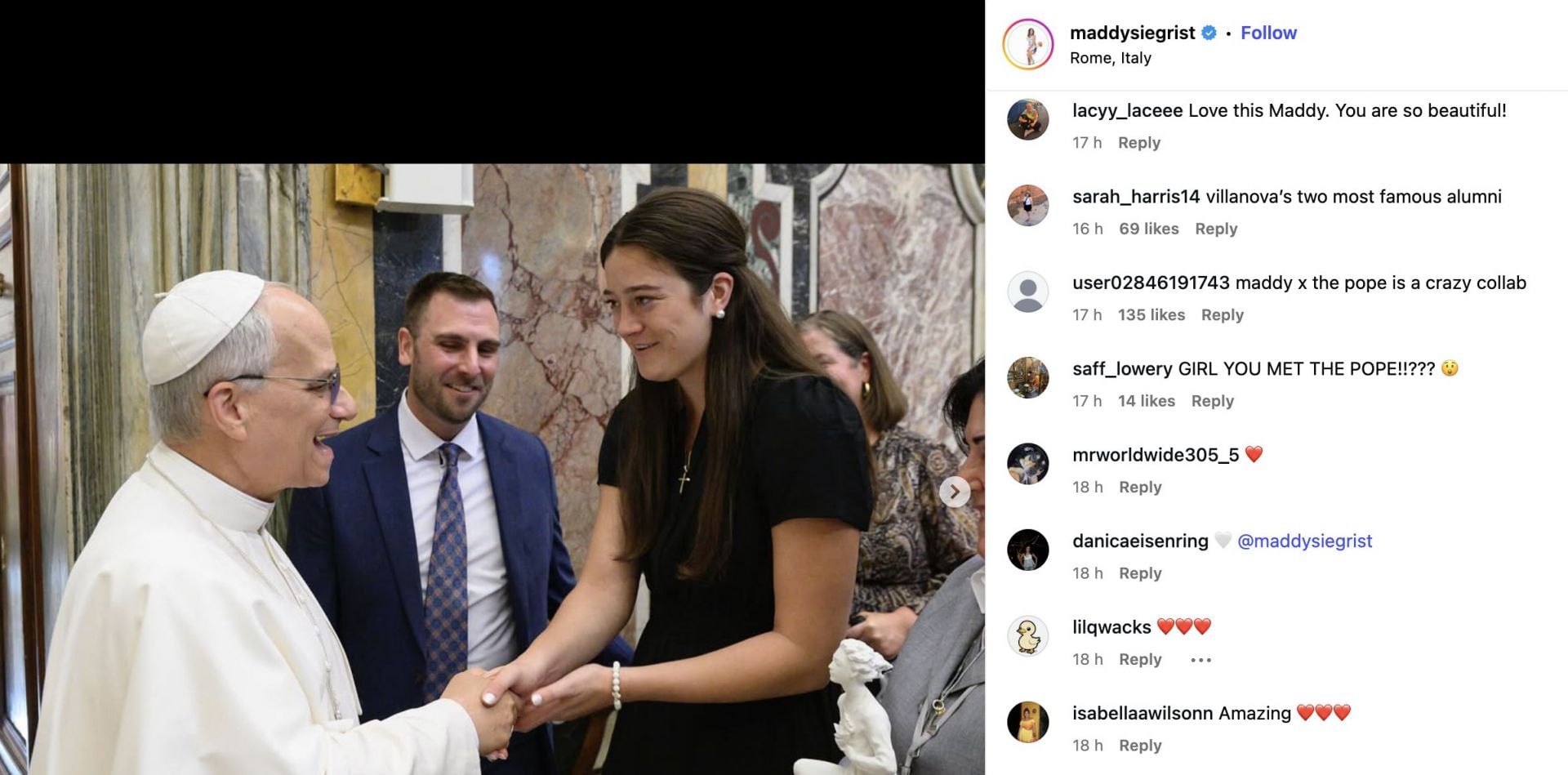 Credits: Instagram (@maddysiegrist)