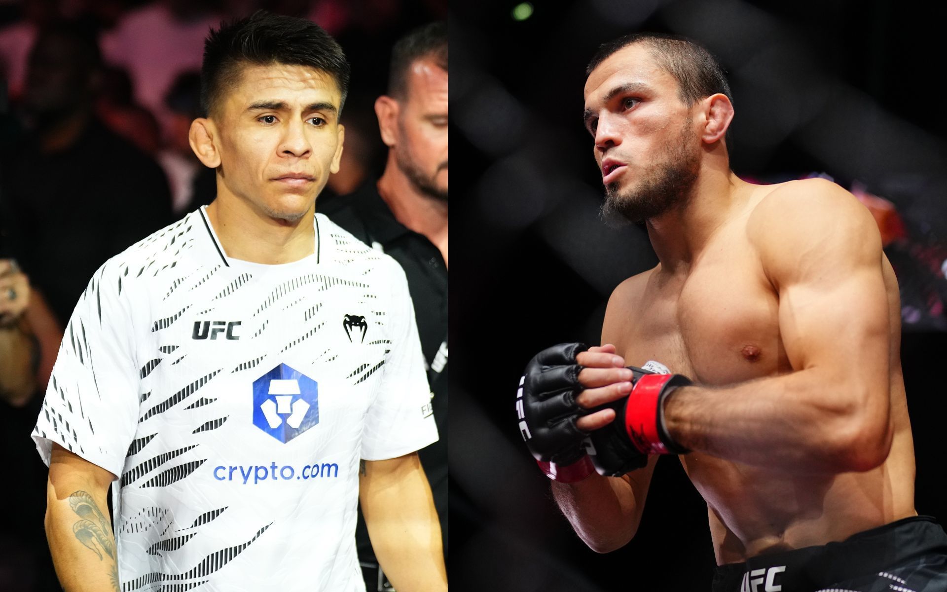 Mario Bautista (left) talks about fight with Umar Nurmagomedov (right). [Images courtesy: Getty]