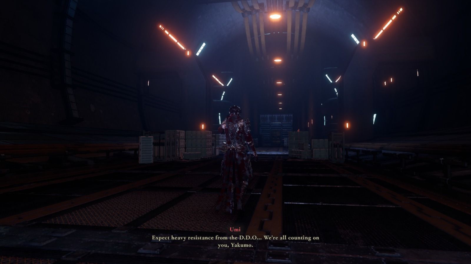 Dark Descendant walkthrough: Players learn to balance speed and precision through a mix of light and heavy attacks in Yakumo&rsquo;s Base Form (Image via Team Ninja)
