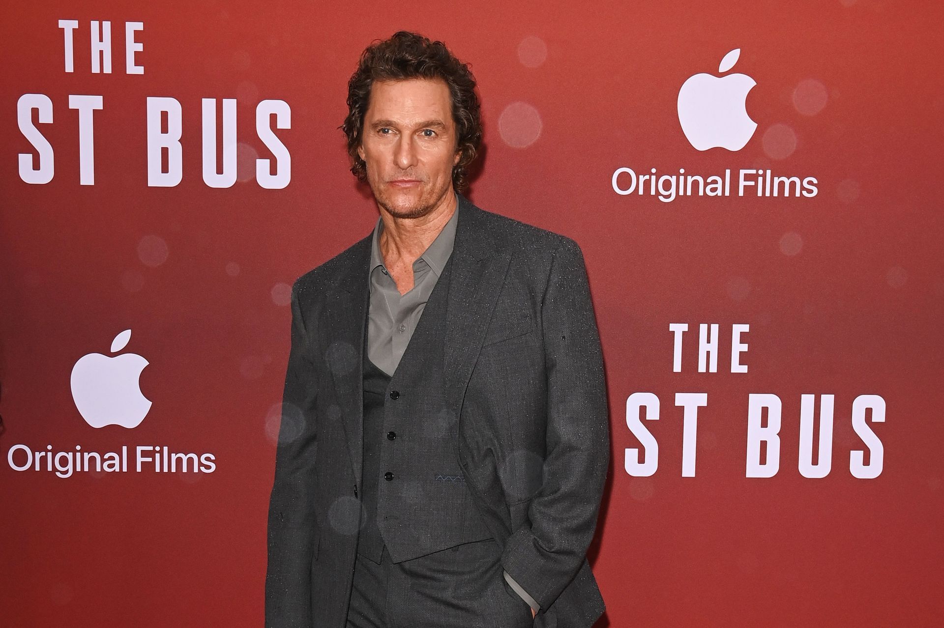 Matthew McConaughey attends a Special Screening of Apple Original Films&#039; The Lost Bus at The Curzon Mayfair (Photo by Dave Benett/Getty Images for Apple TV+)