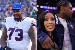 Bills' Dion Dawkins reveals true feelings on Stefon Diggs having baby with Cardi B ahead of SNF clash vs. Patriots