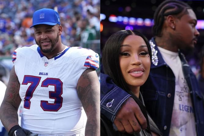 Bills' Dion Dawkins reveals true feelings on Stefon Diggs having baby with Cardi B ahead of SNF clash vs. Patriots
