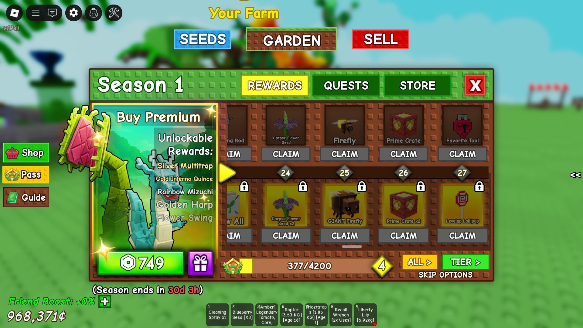 Firefly in the Season 1 Pass (Image via Roblox)