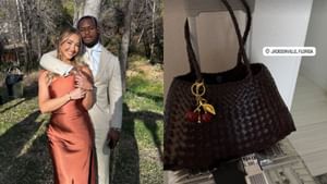 JuJu Smith-Schuster's fiancée Laura Kruk shows off designer $592 bag during Jacksonville tour ahead of Chiefs-Jaguars clash