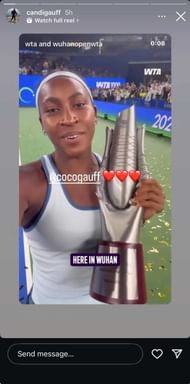 Screengrab from Candi Gauff's Instagram @candigauff