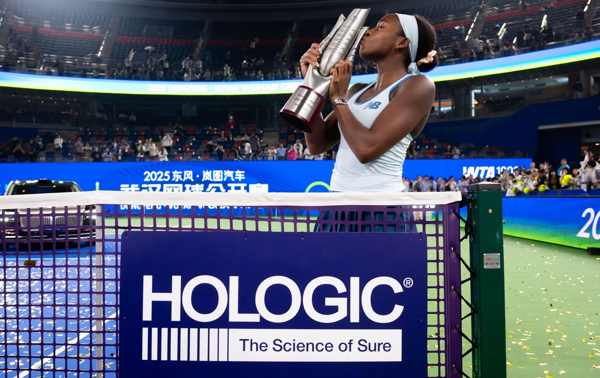 Gauff at the 2025 Wuhan Open (Image Source: Getty)