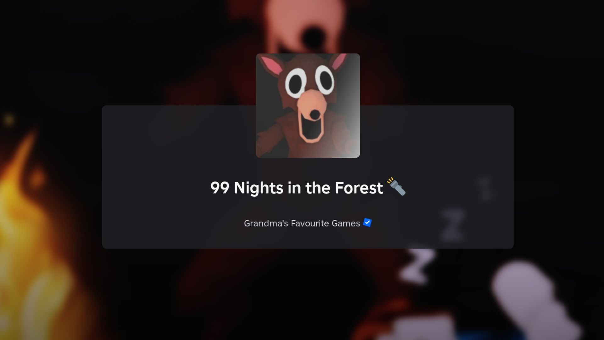 99 Night in the Forest loading screen