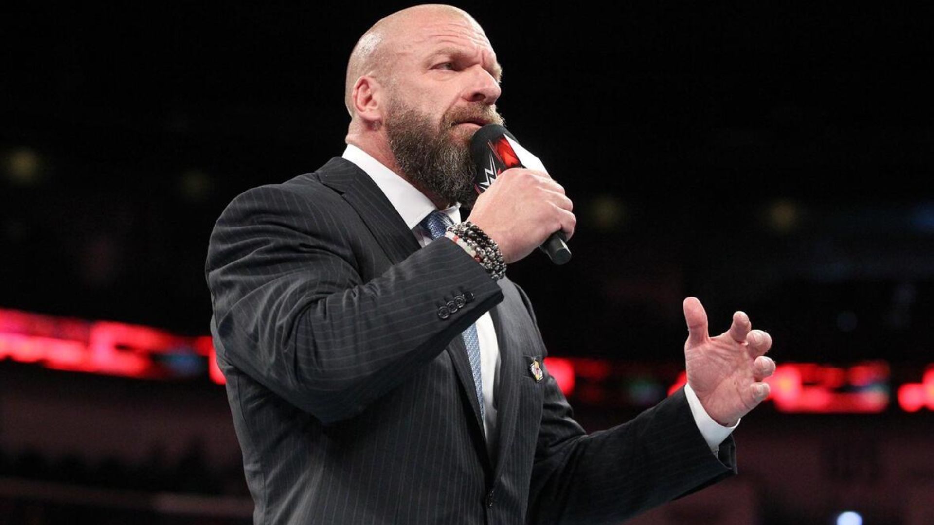 Triple H on RAW! [Image credit: WWE.com]
