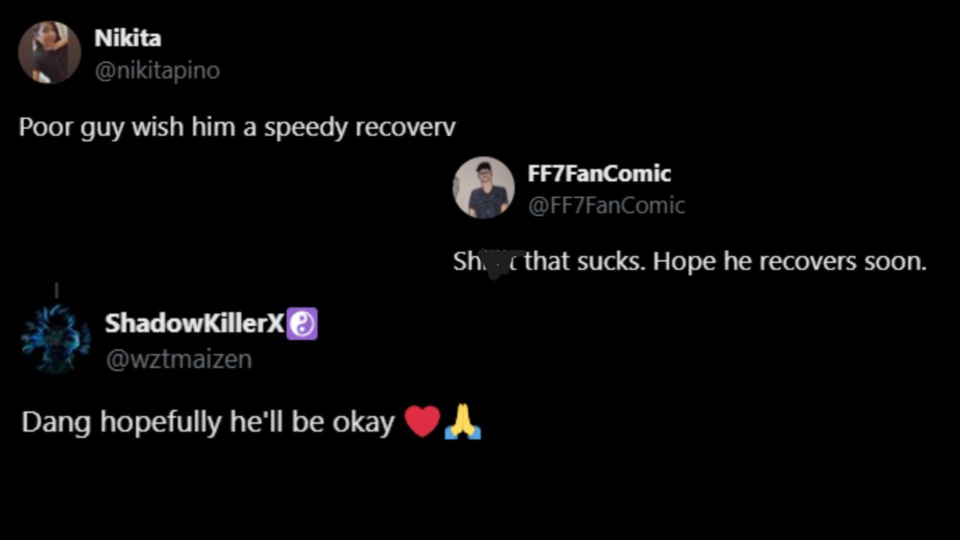 Fans react to Kota Ibushi&#039;s injury. (Image via @KXNGAO X) 