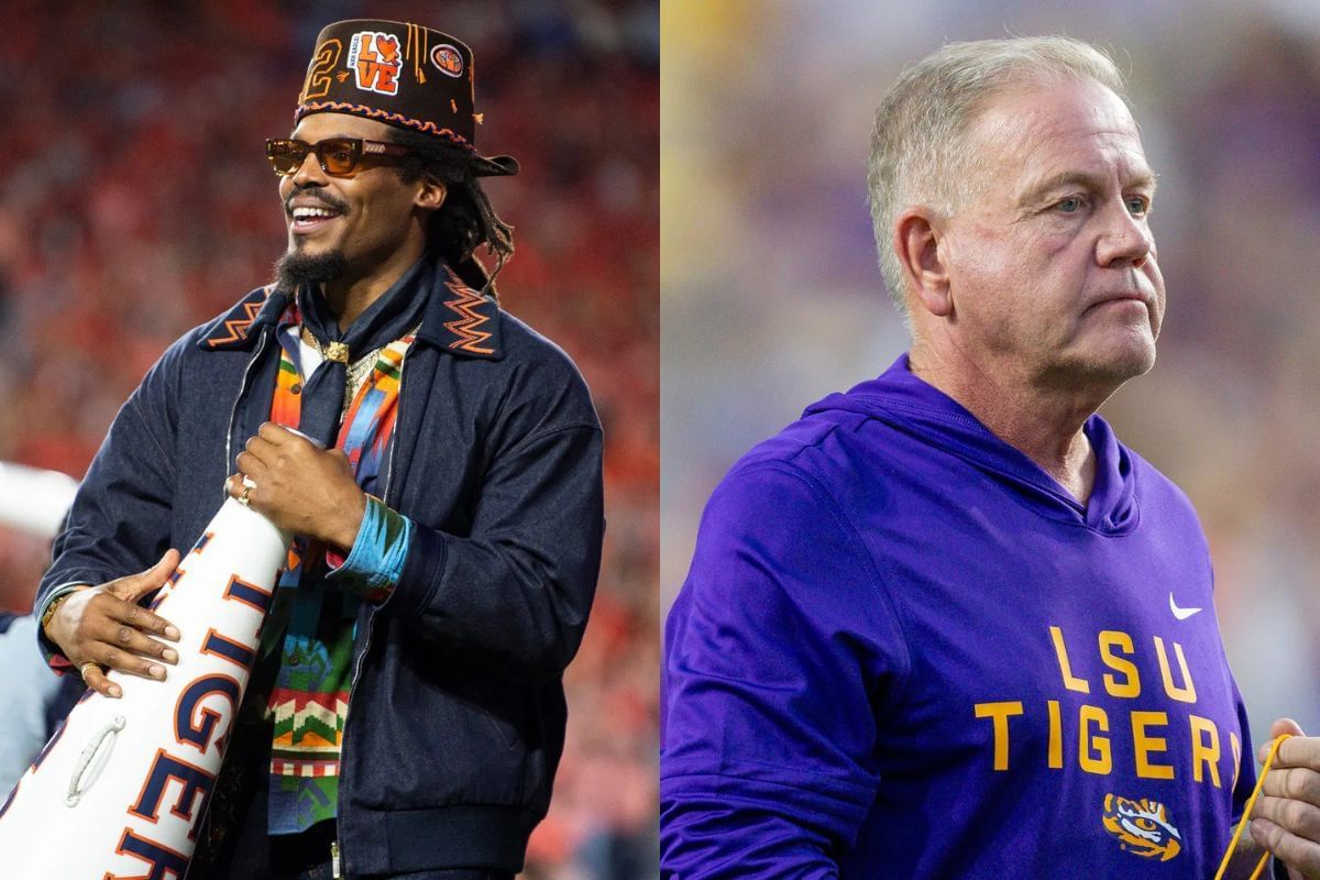 Cam Newton issues stern warning for Brian Kelly