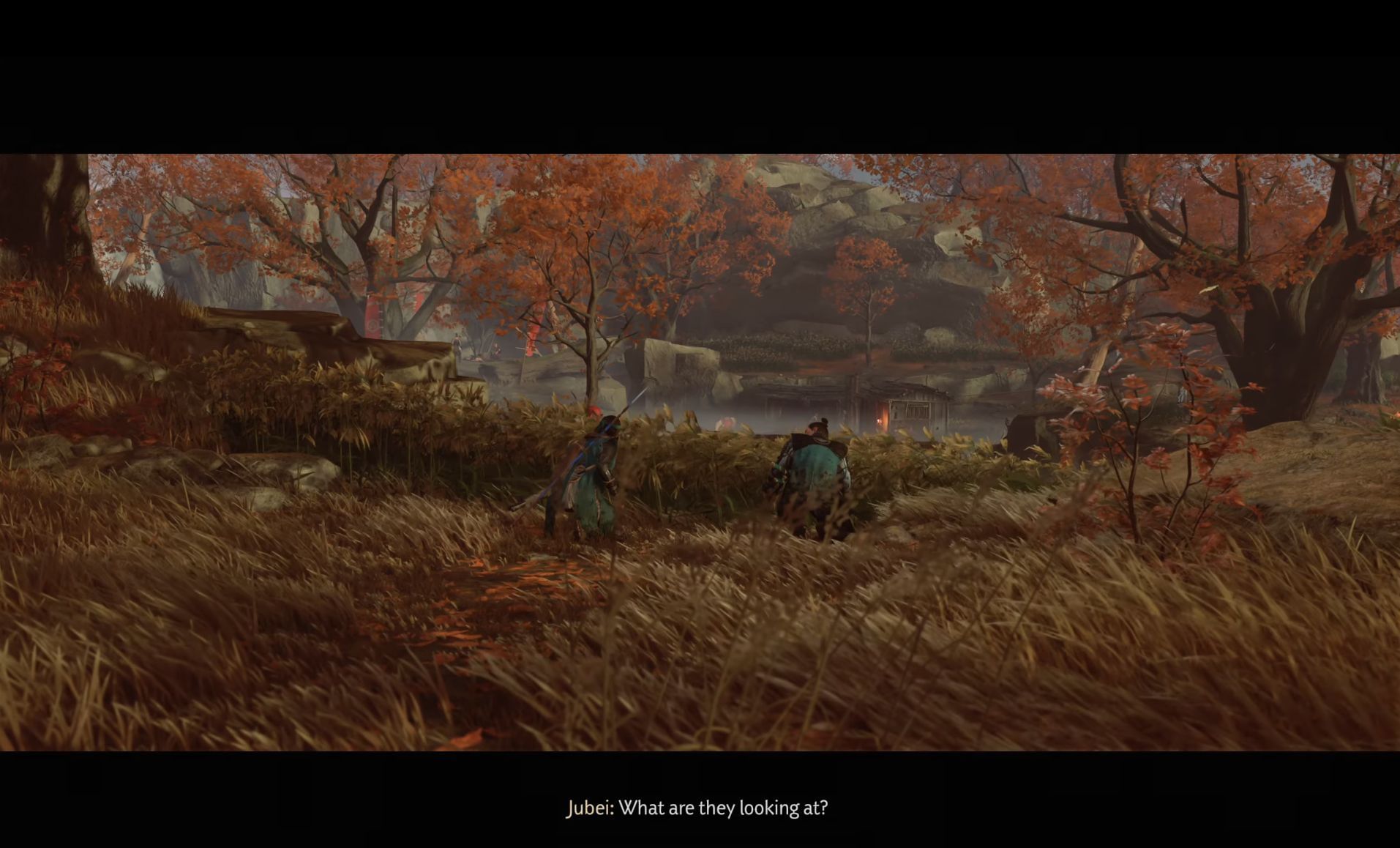 A Mad Pursuit quest walkthrough: The Oni Raiders camp (Image via Sucker Punch || Gamerack on YouTube)
