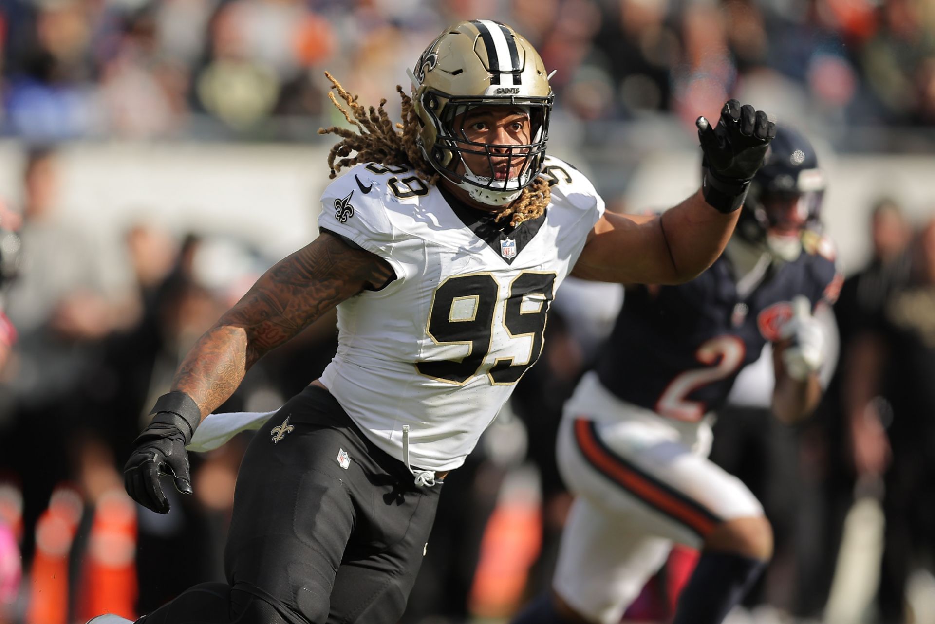 Chase Young at Saints at Bears - Source: Getty