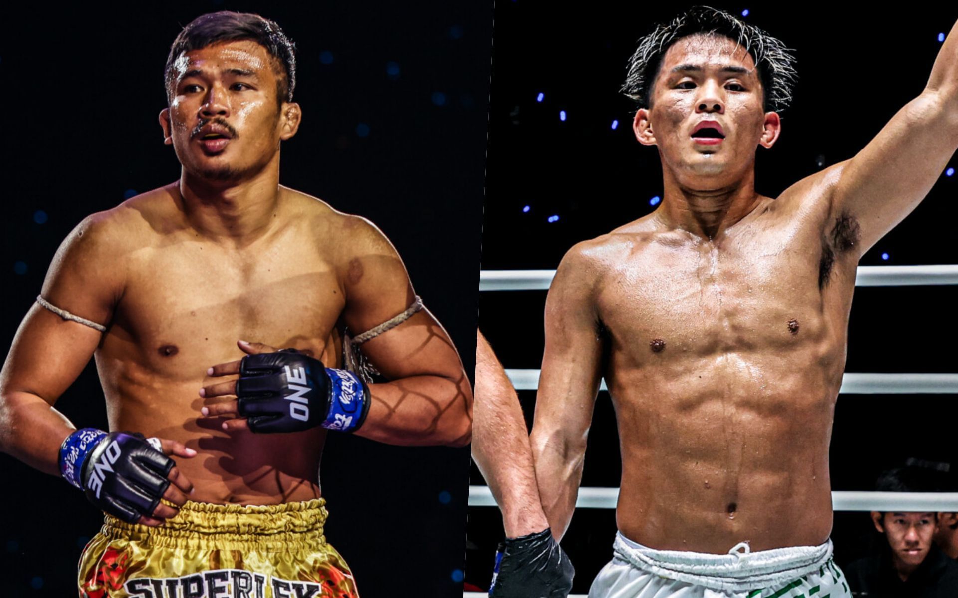 Superlek (L) vs Yuki Yoza (R) | Photo by ONE Championship