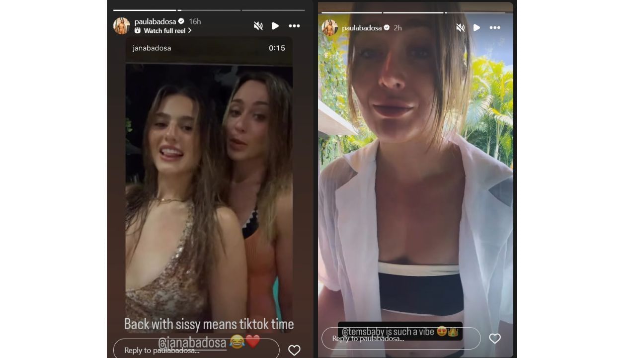 Paula Badosa&#039;s Instagram story