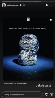 Credits: Instagram (@paigebueckers)