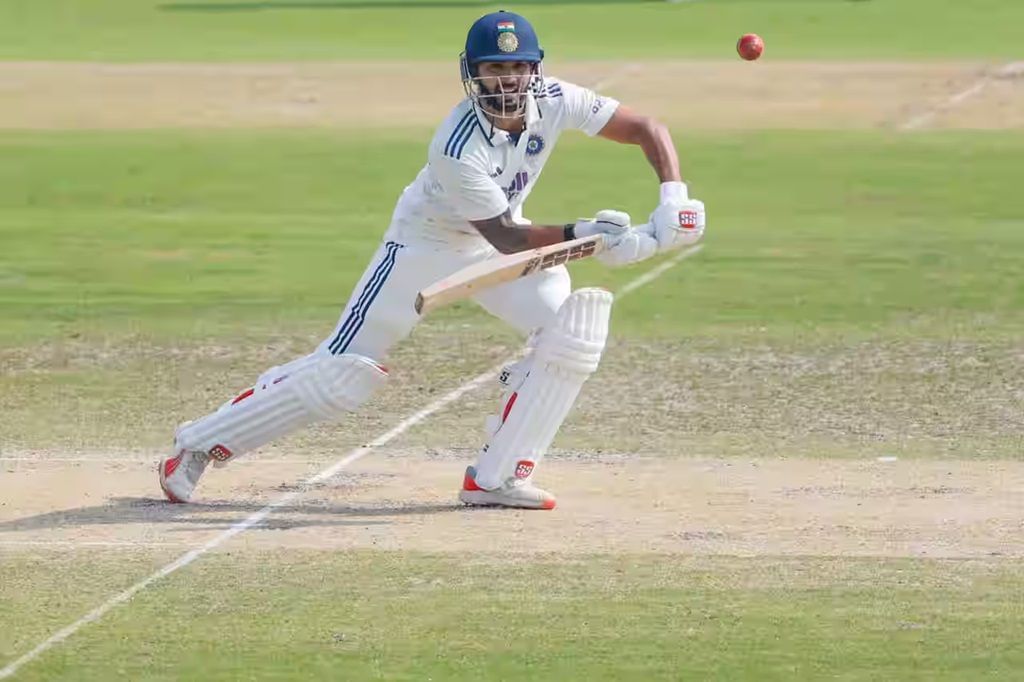 Nitish Kumar Reddy struck four fours and two sixes during his 43-run knock. [P/C: BCCI]