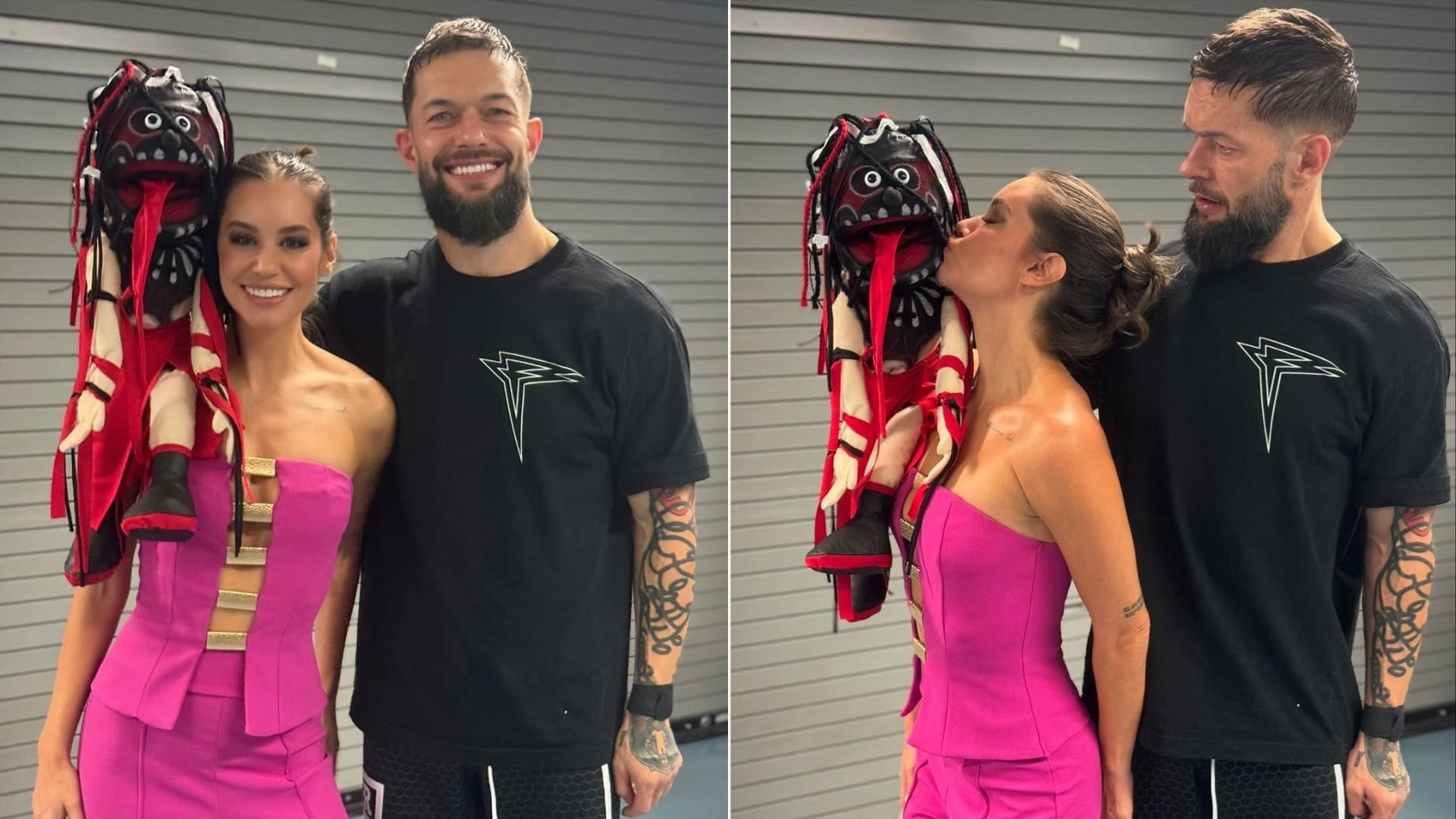 Finn Balor with his wife Veronica Rodriguez (Pictures credits: WWE star