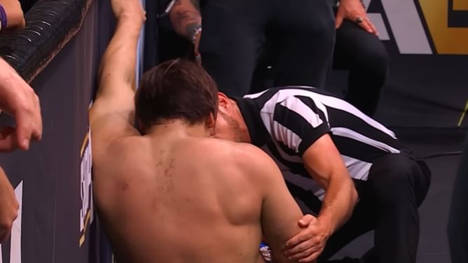 "He might just have to hang the boots up man"- Fans go berserk after popular AEW star provides unfortunate health update