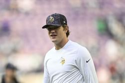 "KOC is hiding him," "A true Michigan cheater": NFL fans react to J.J. McCarthy moving "like Lamar Jackson" on sideline with ankle injury
