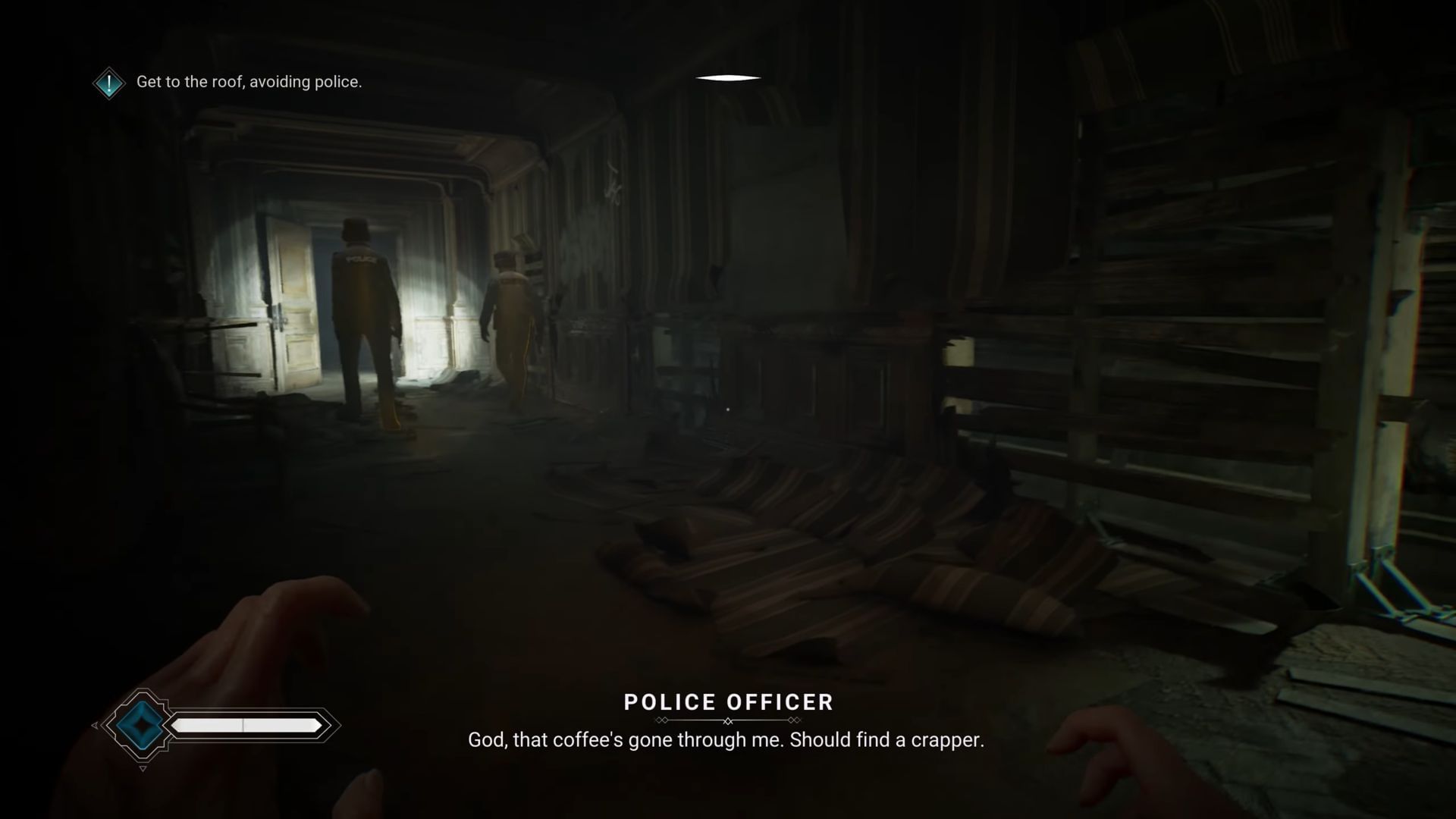 Sneak past the patrolling guards (Image via Paradox Interactive | YouTube: @Zoddronite)