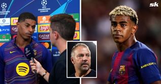 Barcelona boss Hansi Flick responds amid reports of ‘double standards’ in disciplinary action taken against Lamine Yamal when compared to Rashford