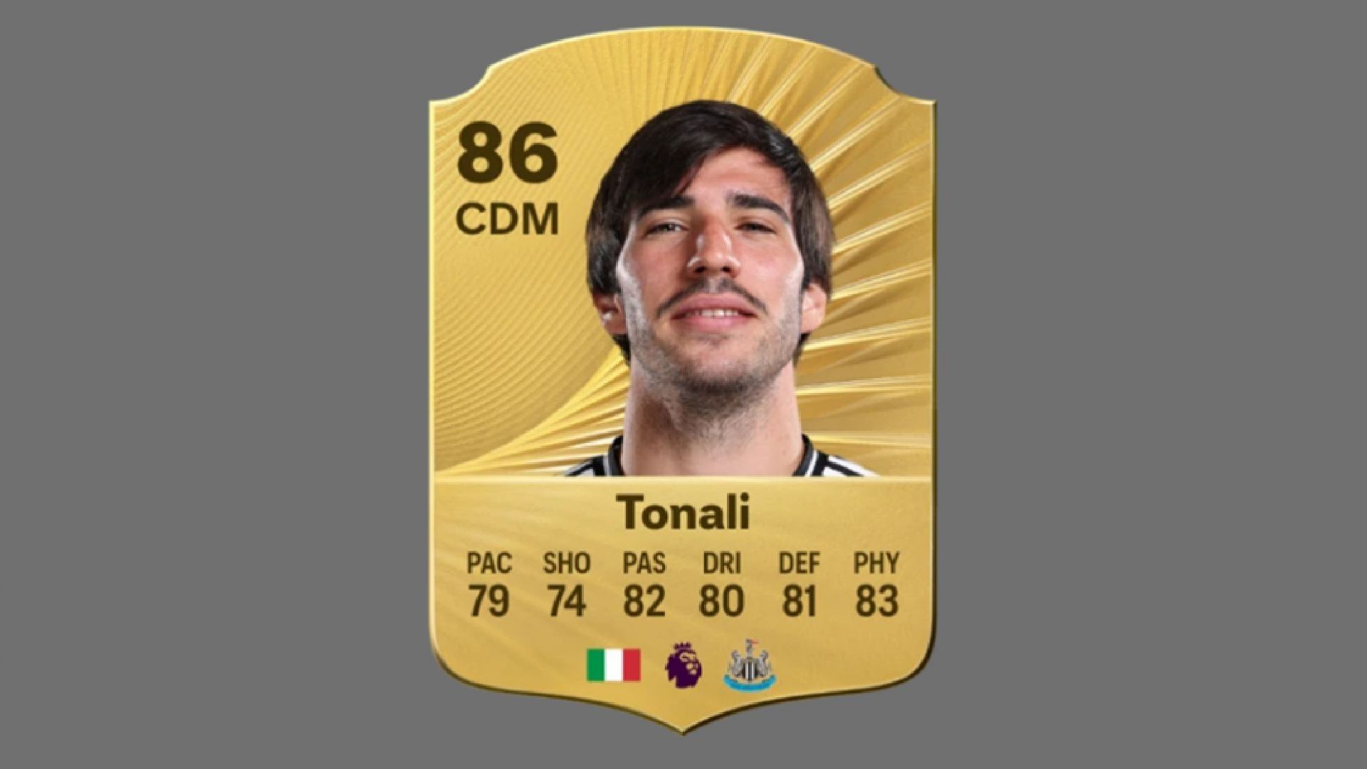 Sandro Tonali is a reliable CDM in the game (Image via EA FC 26)