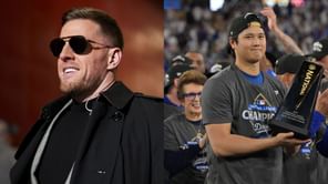 J.J. Watt drops 4-word reaction to Shohei Ohtani's historic playoff performance vs. Brewers as Dodgers march into World Series
