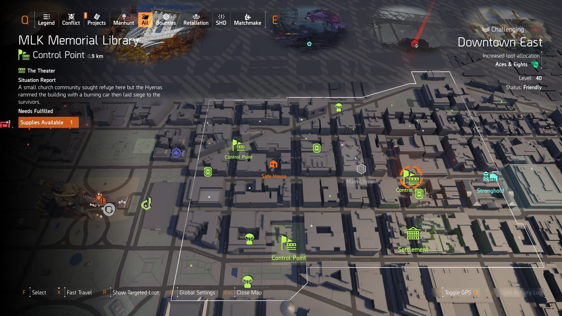 MLK Memorial Library in Downtown East District (Image via SK Gaming || Ubisoft)