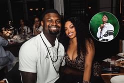Zion Williamson’s girlfriend Ahkeema pairs stylish sunglasses with glamorous outfit as she enjoys a day night at NBA YoungBoy concert