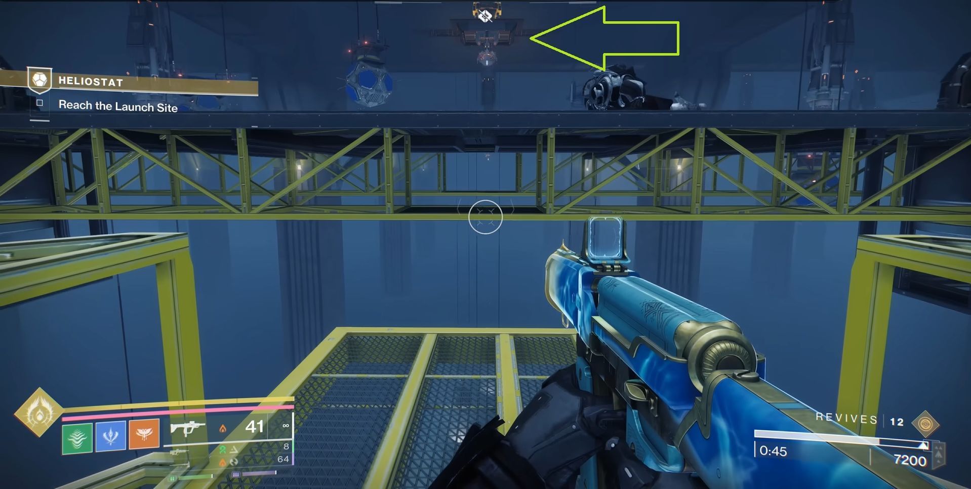 Warmind radiation platform in jumping puzzle (Image via Bungie)