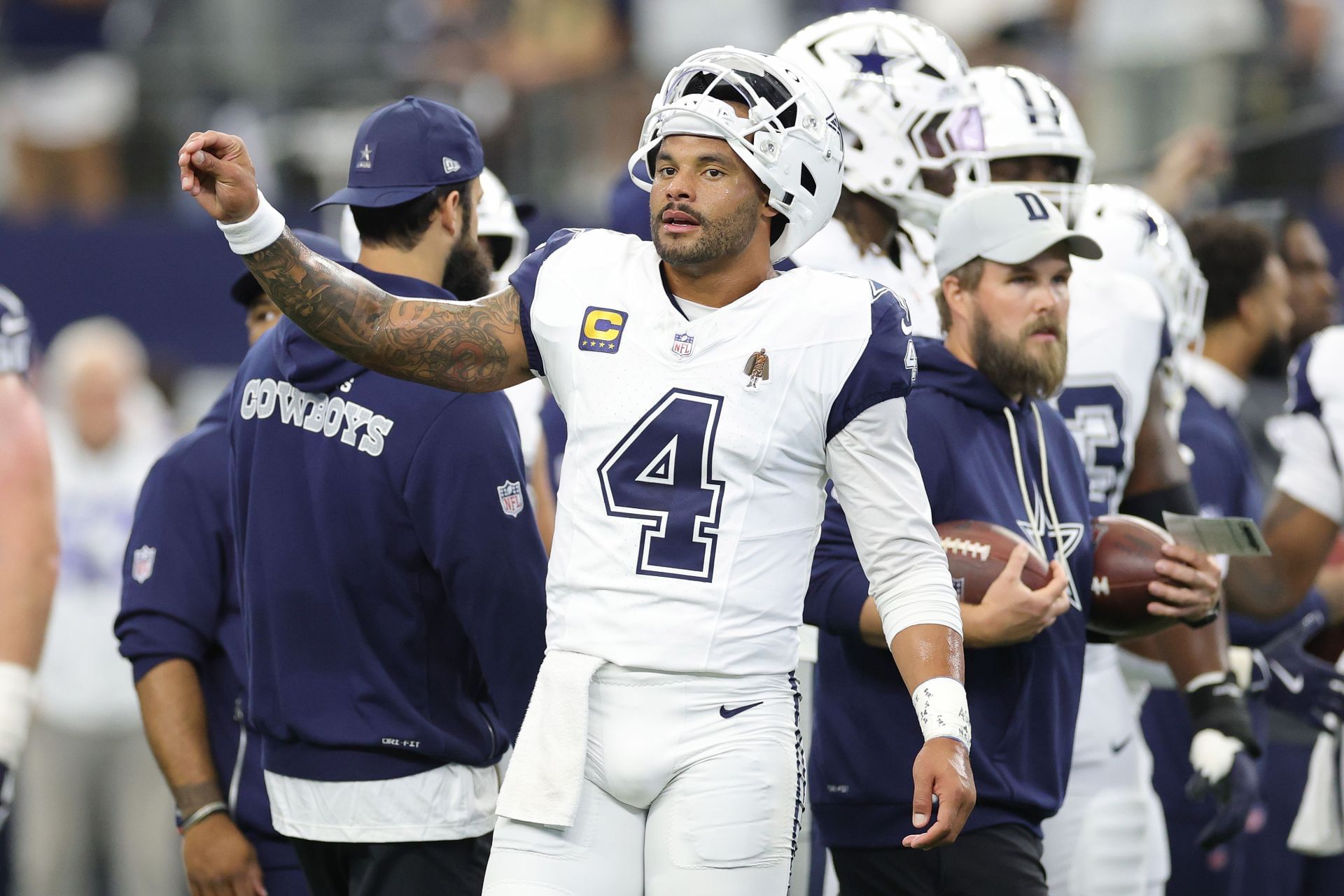 Quarterback Dak Prescott of the Dallas Cowboys (Credits: Getty)