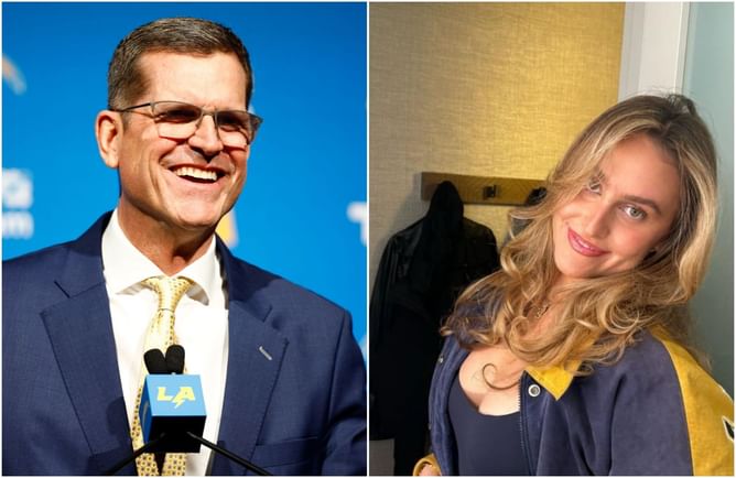 Jim Harbaugh's daughter Grace flexes Michigan championship rings while trolling USC despite loss to Lincoln Riley's Trojans