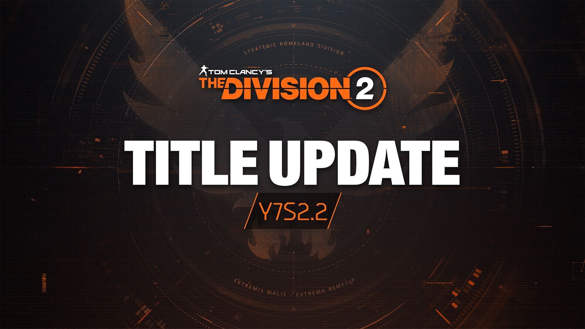 The Division 2 Title Update Y7S2.2 key art.