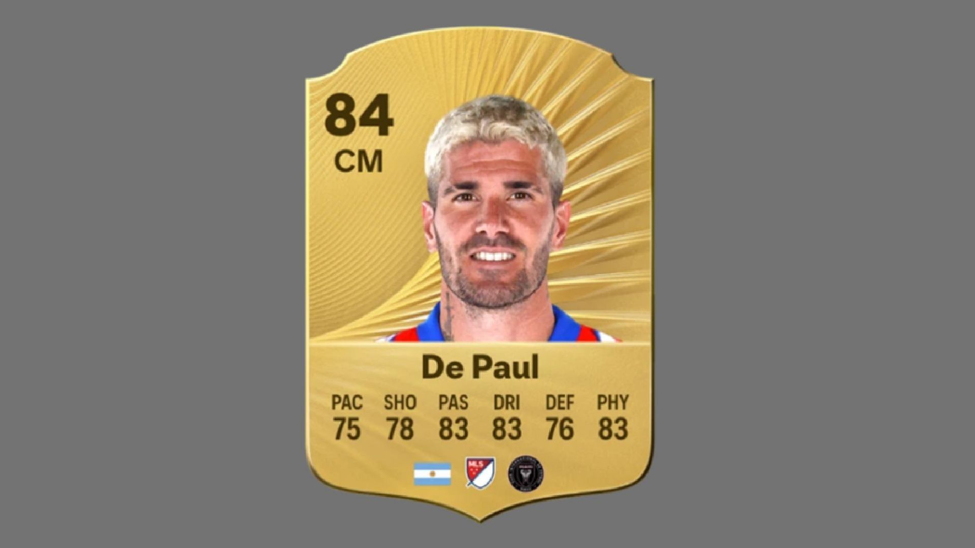 Rodrigo De Paul was a crucial part of Argentina&#039;s World Cup-winning campaign in 2022 (Image via EA Sports)