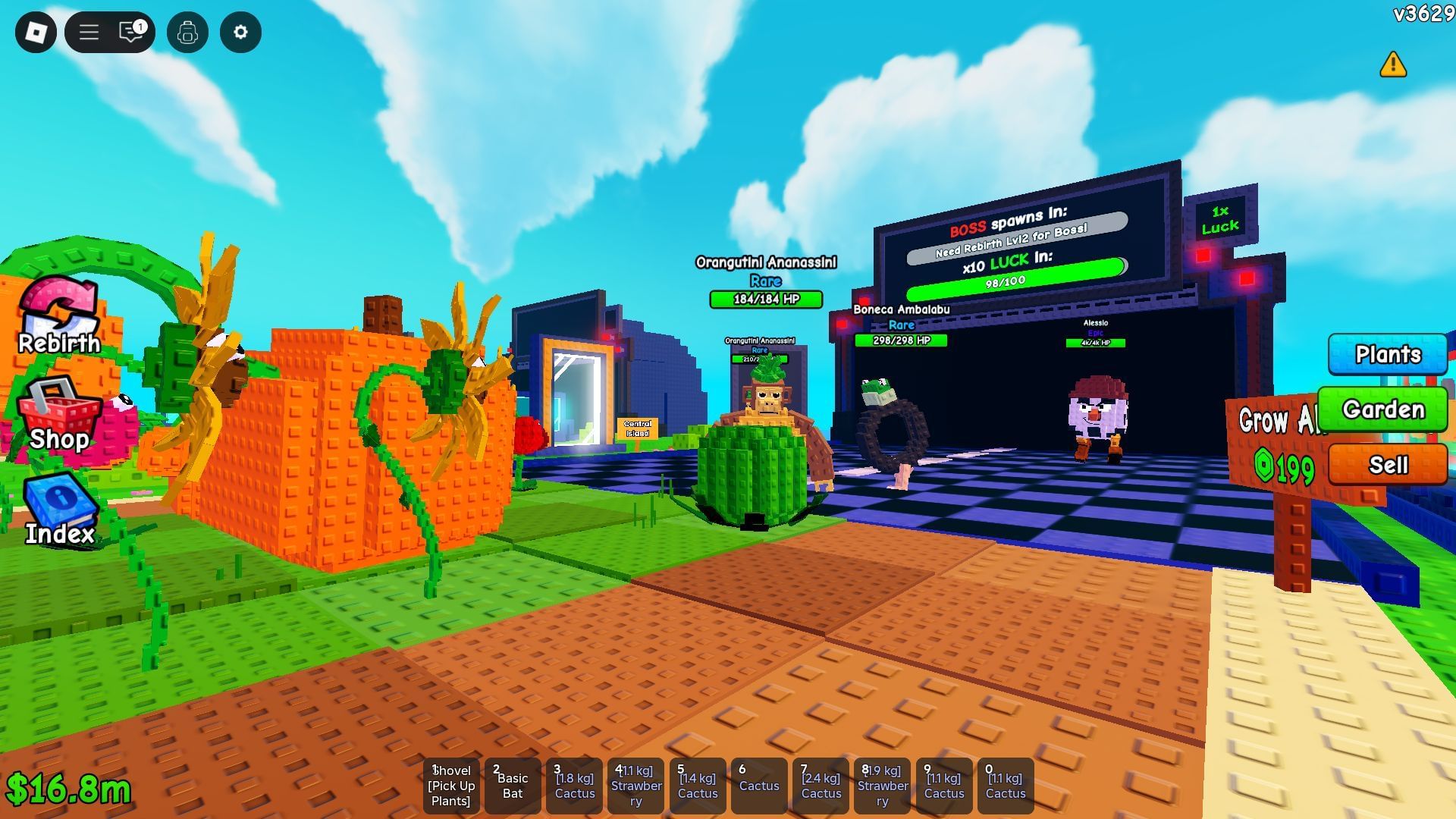 Brainrots can be defeated for the Hit List quests (Image via Roblox)