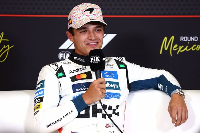 "Even I don't know how I did that": Lando Norris' shocked reaction to securing pole position for the F1 Mexican GP