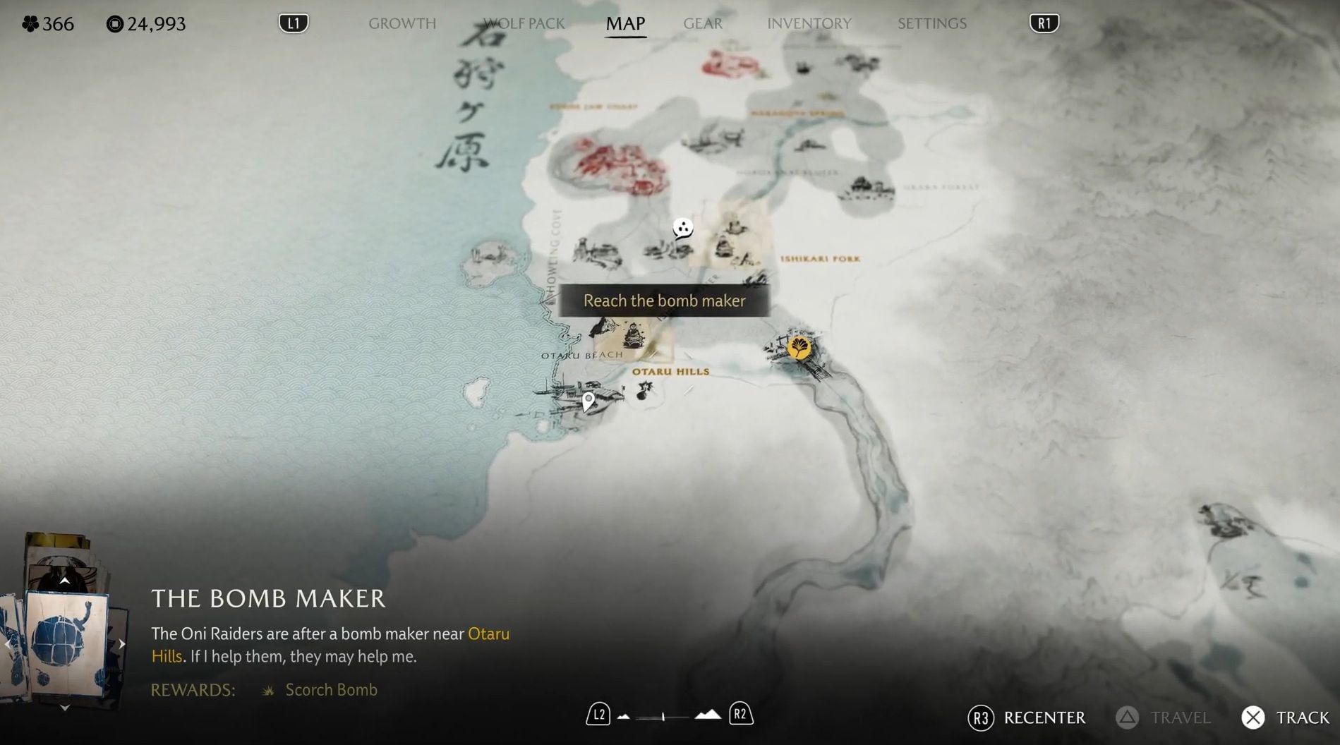 Bomb Maker&#039;s location (Image via Sportskeeda Gaming || Sucker Punch)