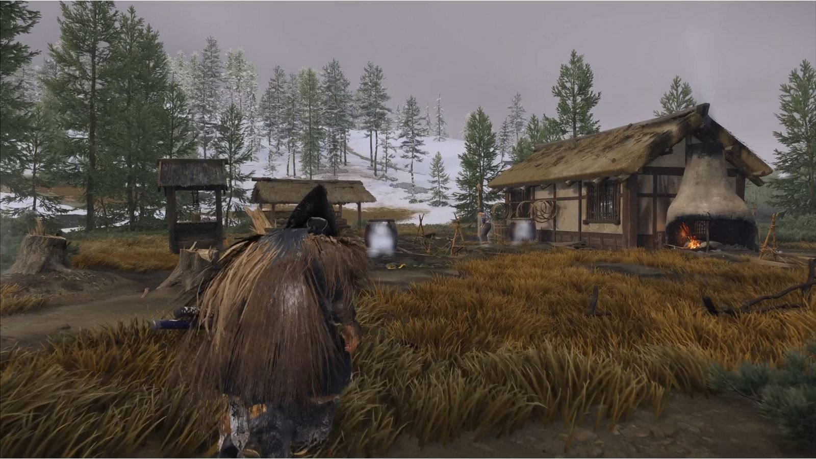 Defeat the enemies and free the woman beside the house (Image via Sucker Punch)