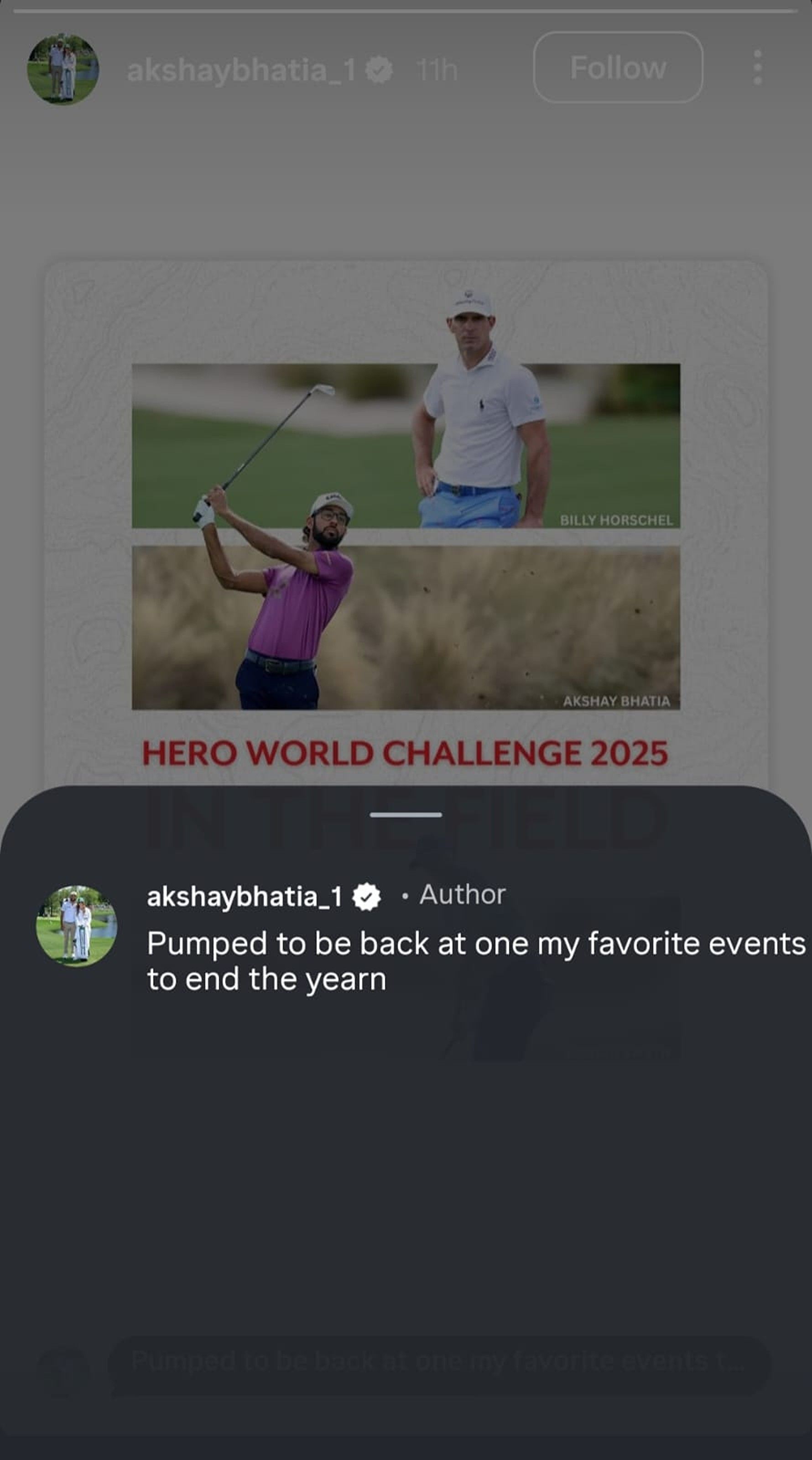 Bhatia IG Story&rsquo;/@akshaybhatia_1