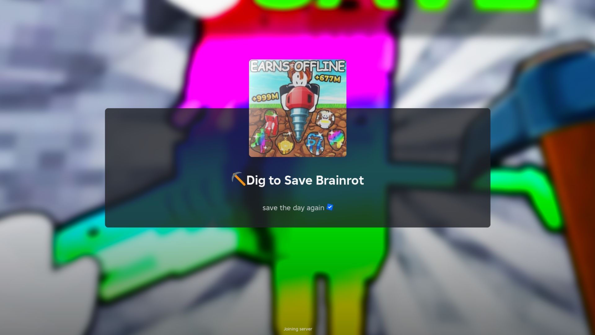 Players need to save brainrots to proceed to the next world (Image via Roblox)