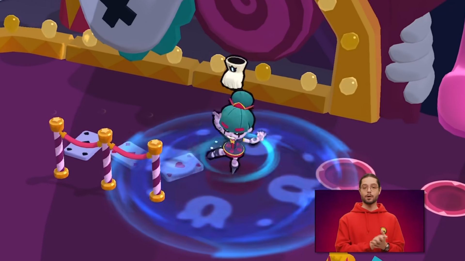 Gigi spins to deal damage to enemy Brawlers (Image via Supercell)