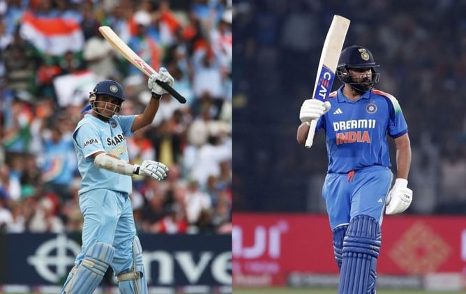 Rohit Sharma vs Sourav Ganguly - comparing their captaincy stats in ODIs