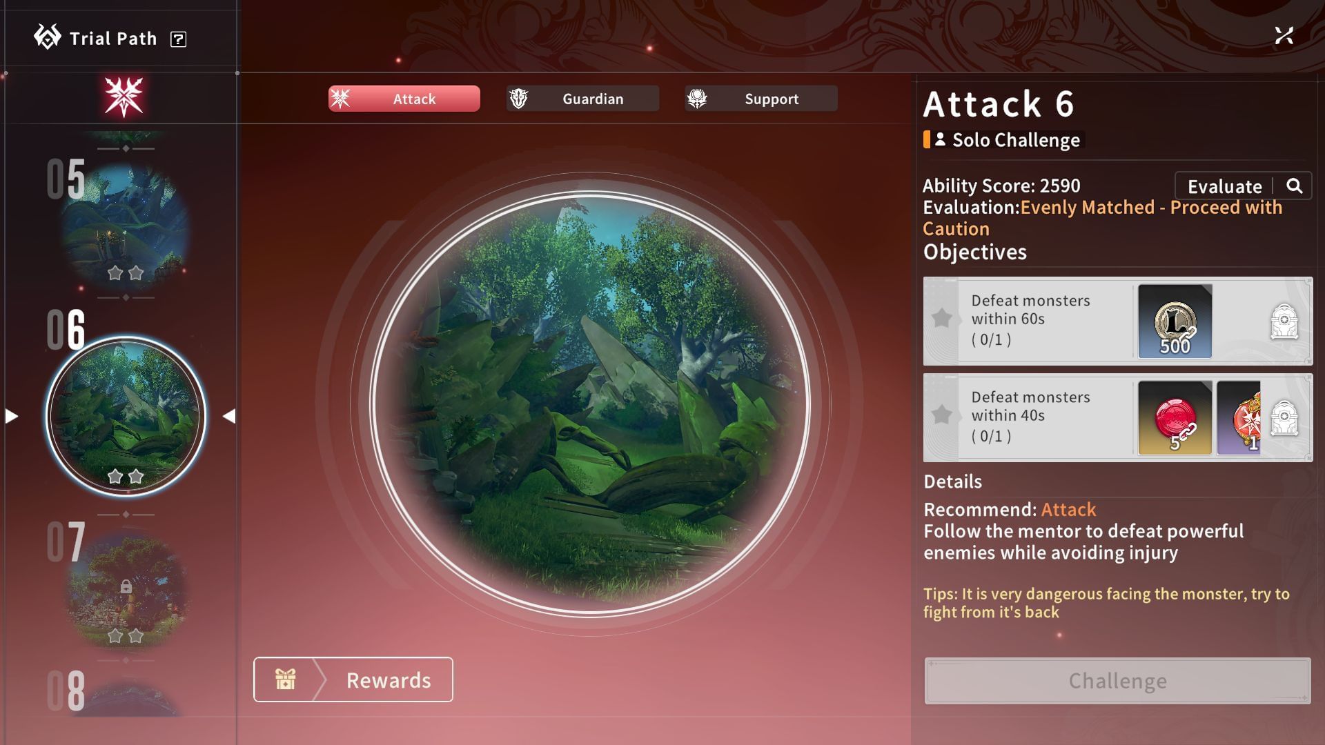 Trial Path Floor 6 (Image via A Plus) 
