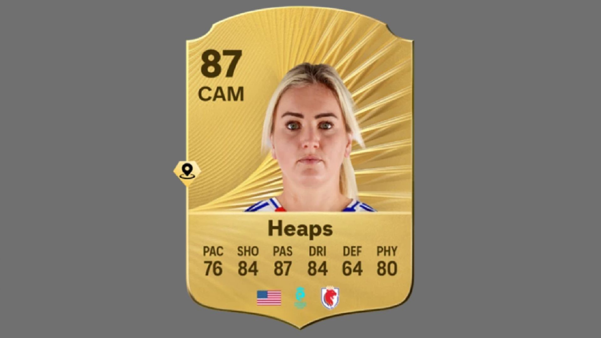 Lindsey Heaps is a great power shooter in the game (Image via EA Sports)