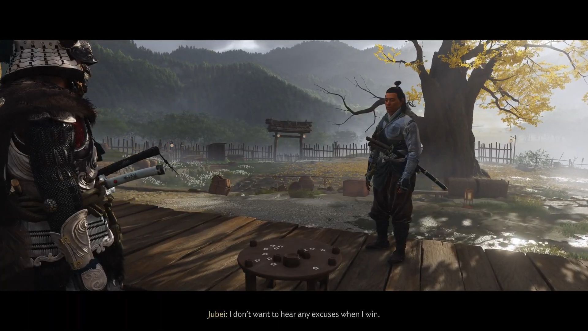 Play the game in Ghosts of the Past quest (Image via Sportskeeda Gaming || Sucker Punch)