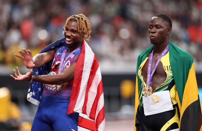 "I like the rivalry"- Oblique Seville gets real about Noah Lyles' claim of being panicked, and giving a strong response to doubters