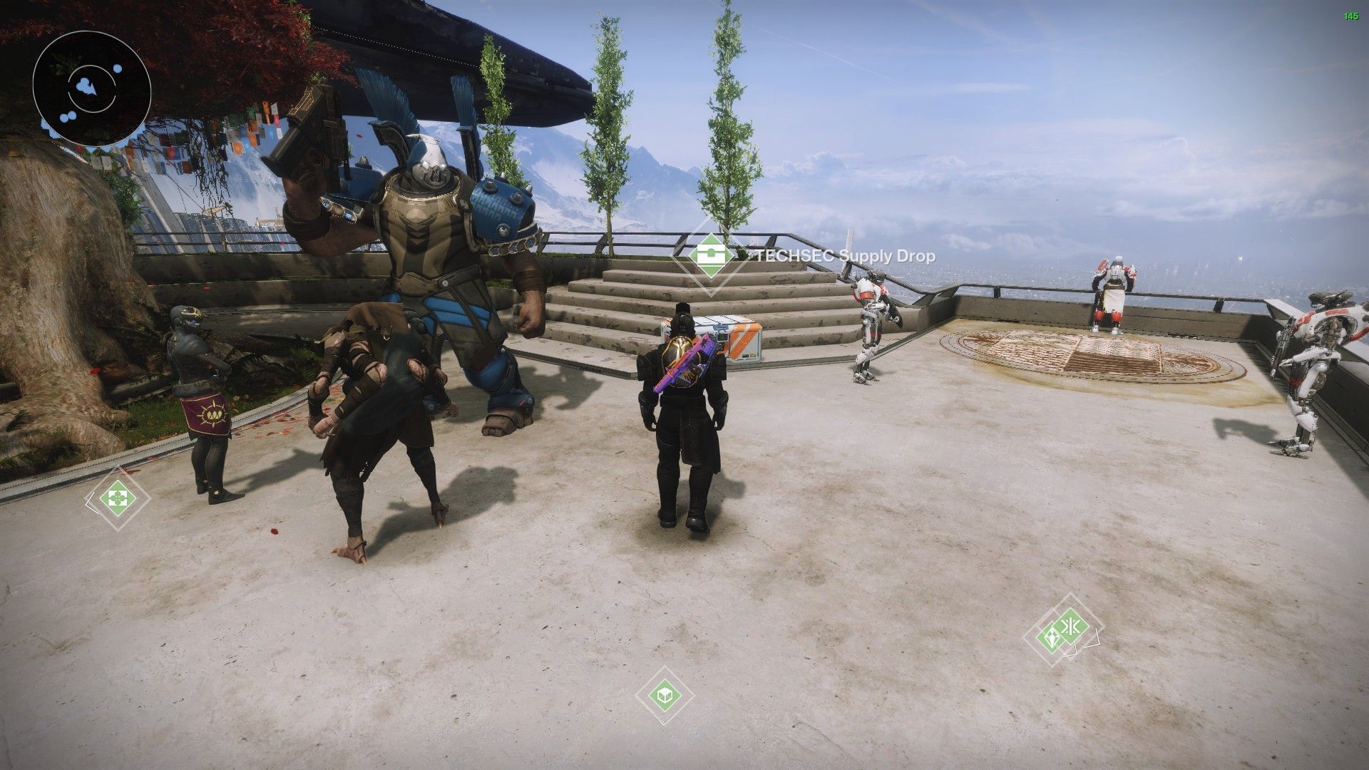 Chest location on the Tower (Image via Bungie)